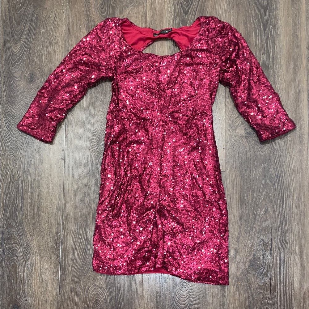 Sparkling Red Dress